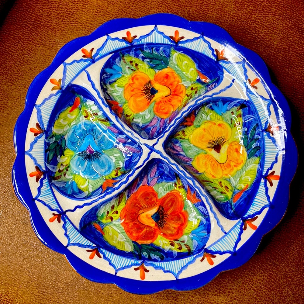 Portugal Appetizer shell with 4compartments signed